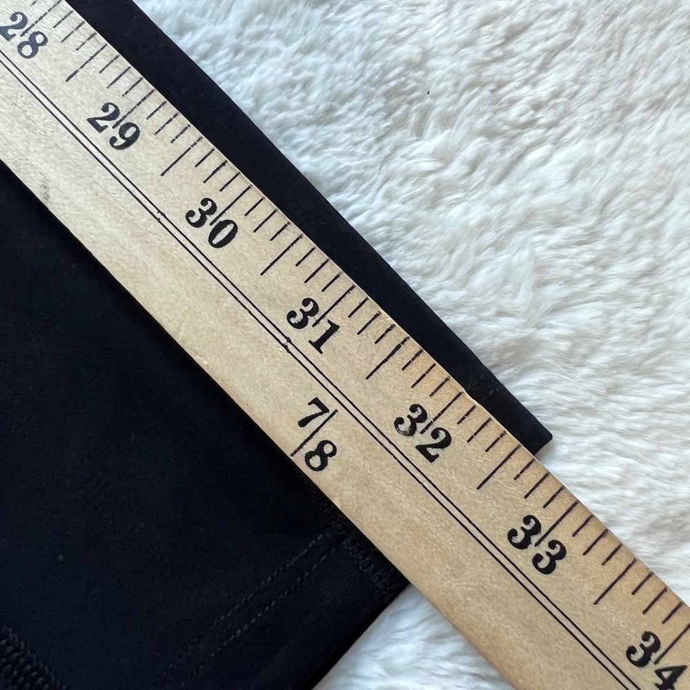 Halara Black High Waisted Crossover V-Waist 7/8 Leggings with Pockets XS NEW - Picture 10 of 14